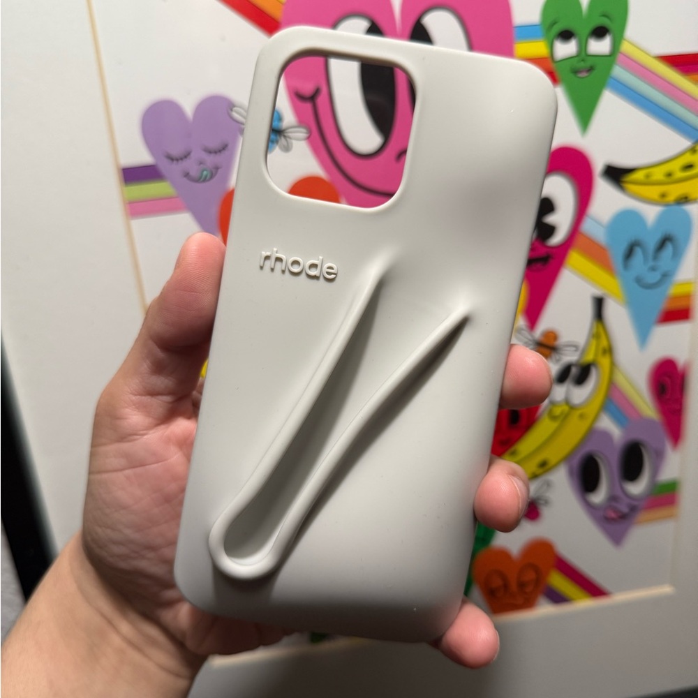 Rhode Gray iPhone 15 pro max phone case